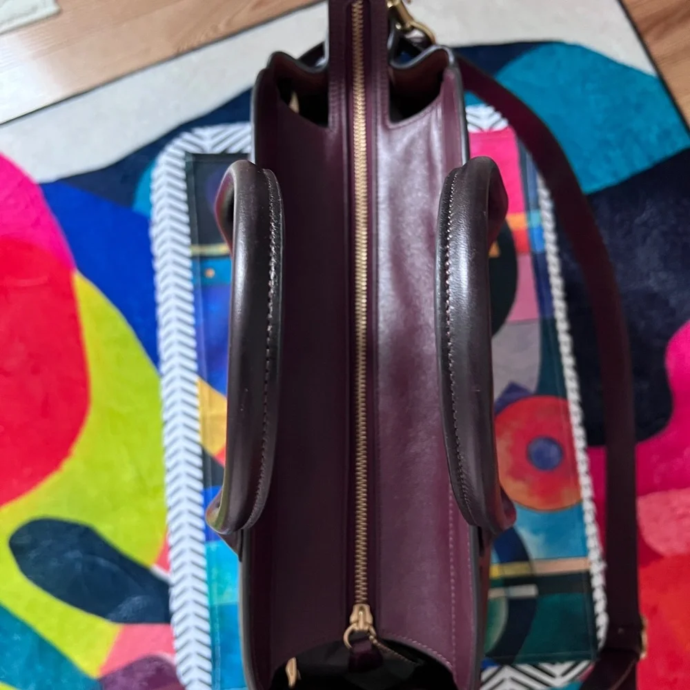 Coach Soft Empire Carryall Bag 40 In Merlot - Picture 5 of 14